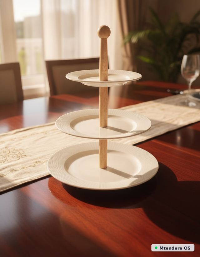 Elegant 3-Tier Serving Stand
