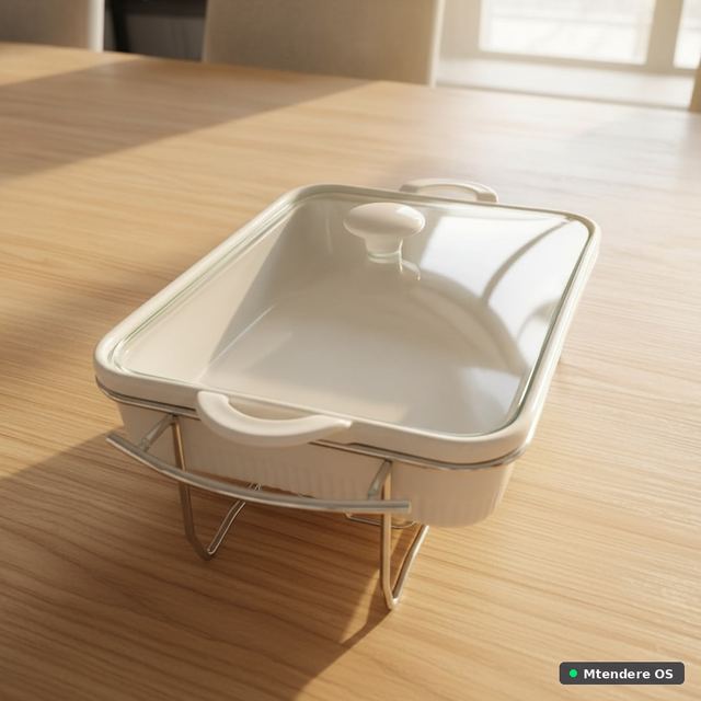 Elegant Ceramic Casserole Warmer