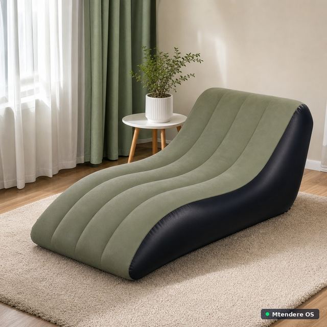 Flocked Lounge Chair