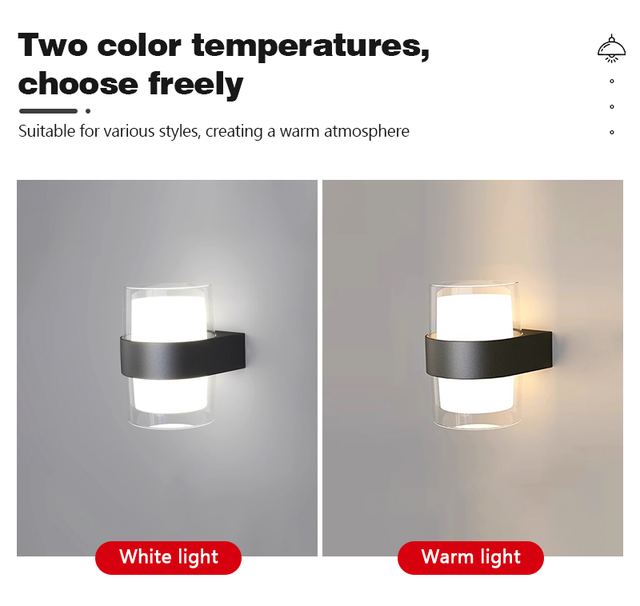 Indoor/Outdoor LED Wall Lamp