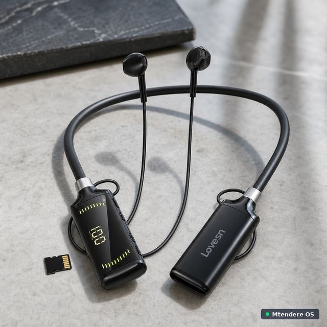 Lovesn-100 Wireless Neckband Earphones