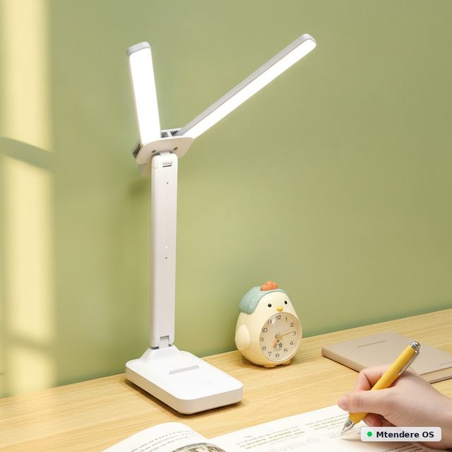 Modern Dual-Head LED Desk Lamp