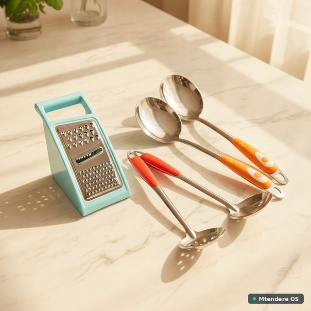 Modern Kitchen Utensil & Grater Set