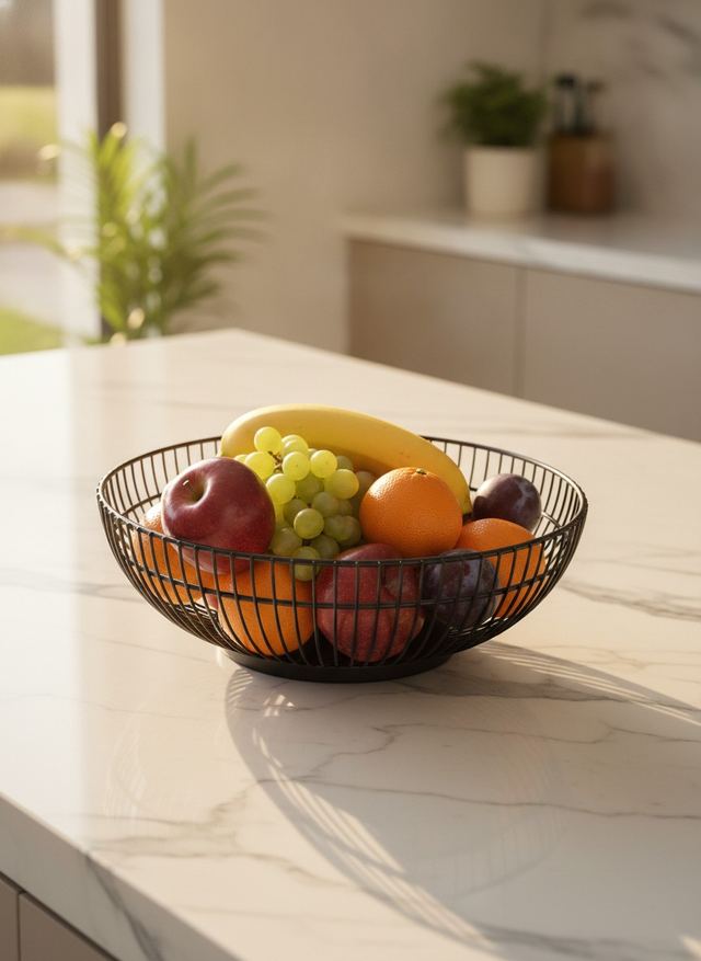 Modern Wire Fruit Bowl