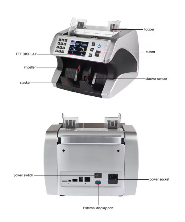 Multi Currency Bill Counter