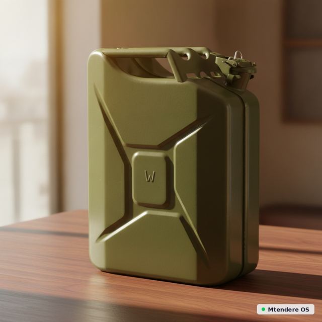 Olive Green Steel Jerry Can