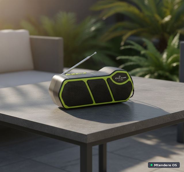 Portable Outdoor Radio with Torch