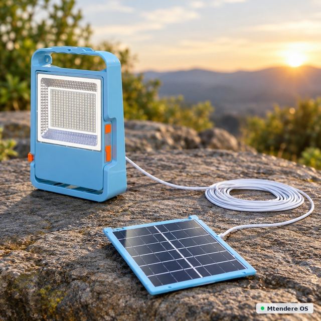 Portable Solar Panel Work Light