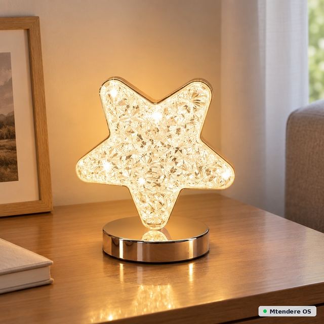 Star-Shaped Decorative Table Lamp