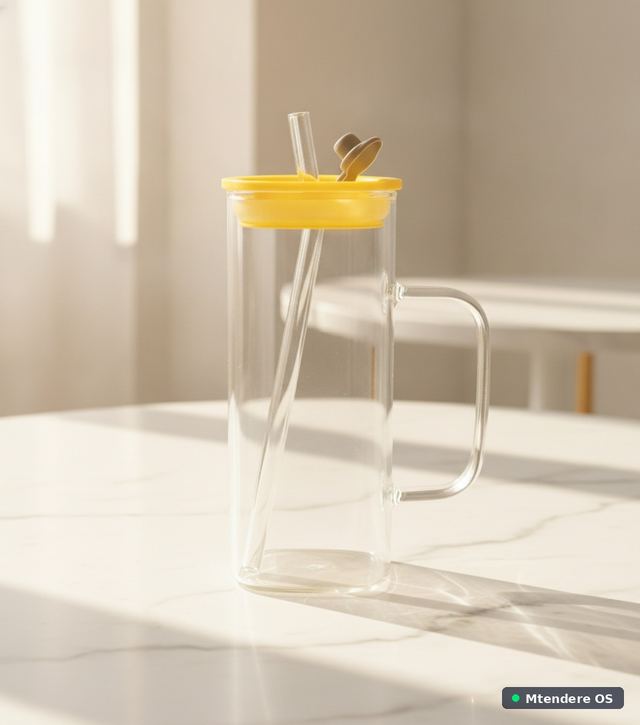 Sunny Glass Straw Tumbler