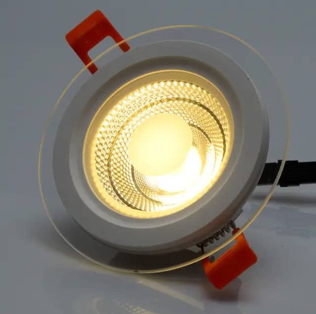 Super Bright Glass LED Downlights - Round