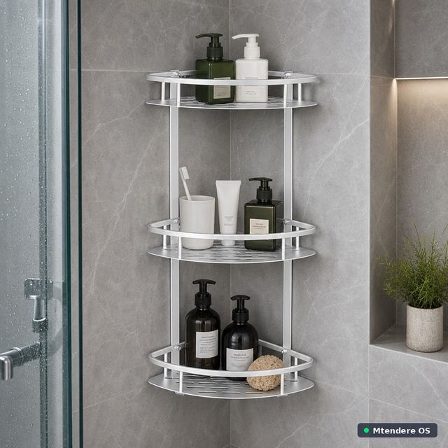 Three-Tier Corner Shower Caddy