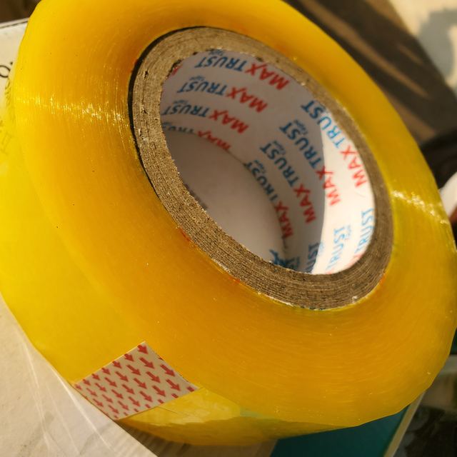 Transparent Yellow Adhesive Tape