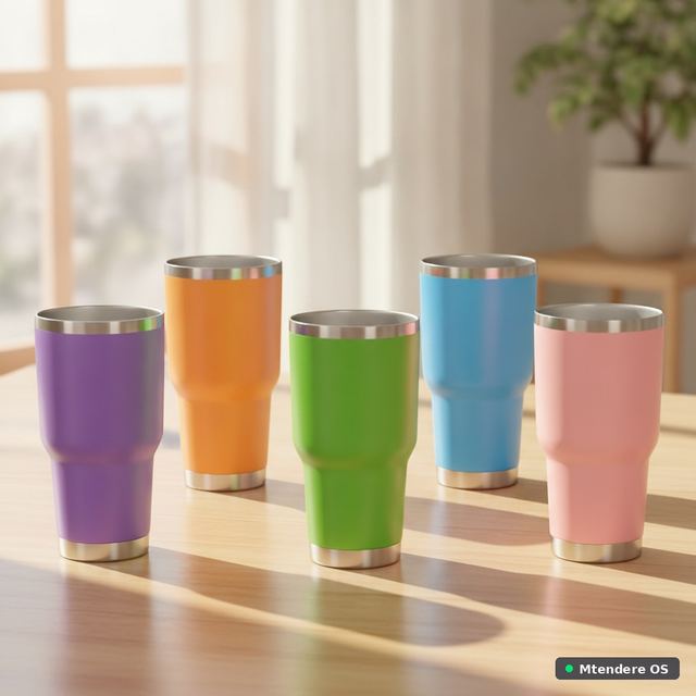 Vibrant Insulated Stainless Steel Tumblers