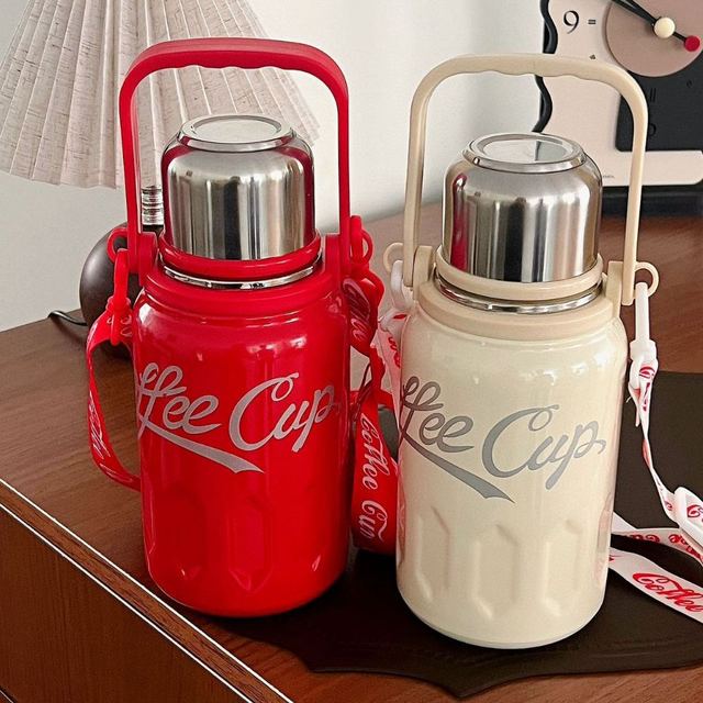 Vintage Milk-Can Style Coffee Thermos