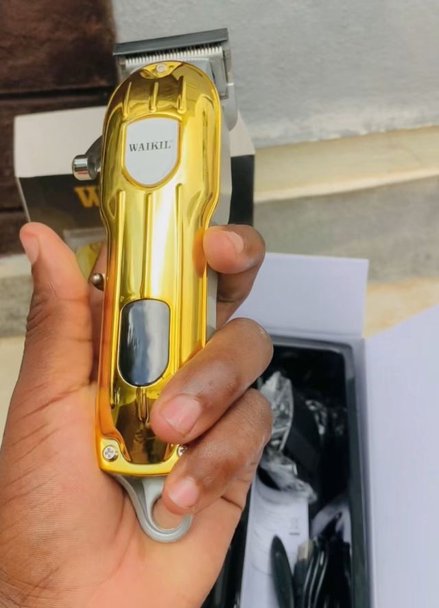 Waikil Professional Hair Clipper - Glossy Gold