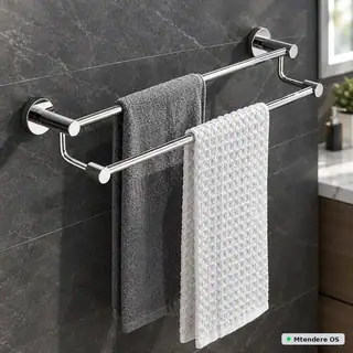 Wall Mounted Double Towel Rail
