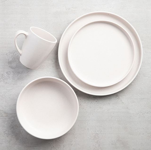 White Porcelain Dinner Set - Single Place